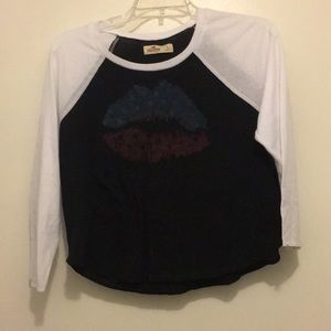 Long Sleeve American Kiss Tee